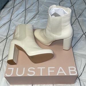 Aimee Platform Block Heeled Bootie